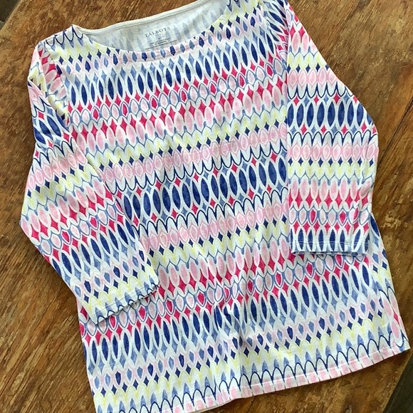 Talbots Beautiful Spring Top, M - Picture 1 of 5